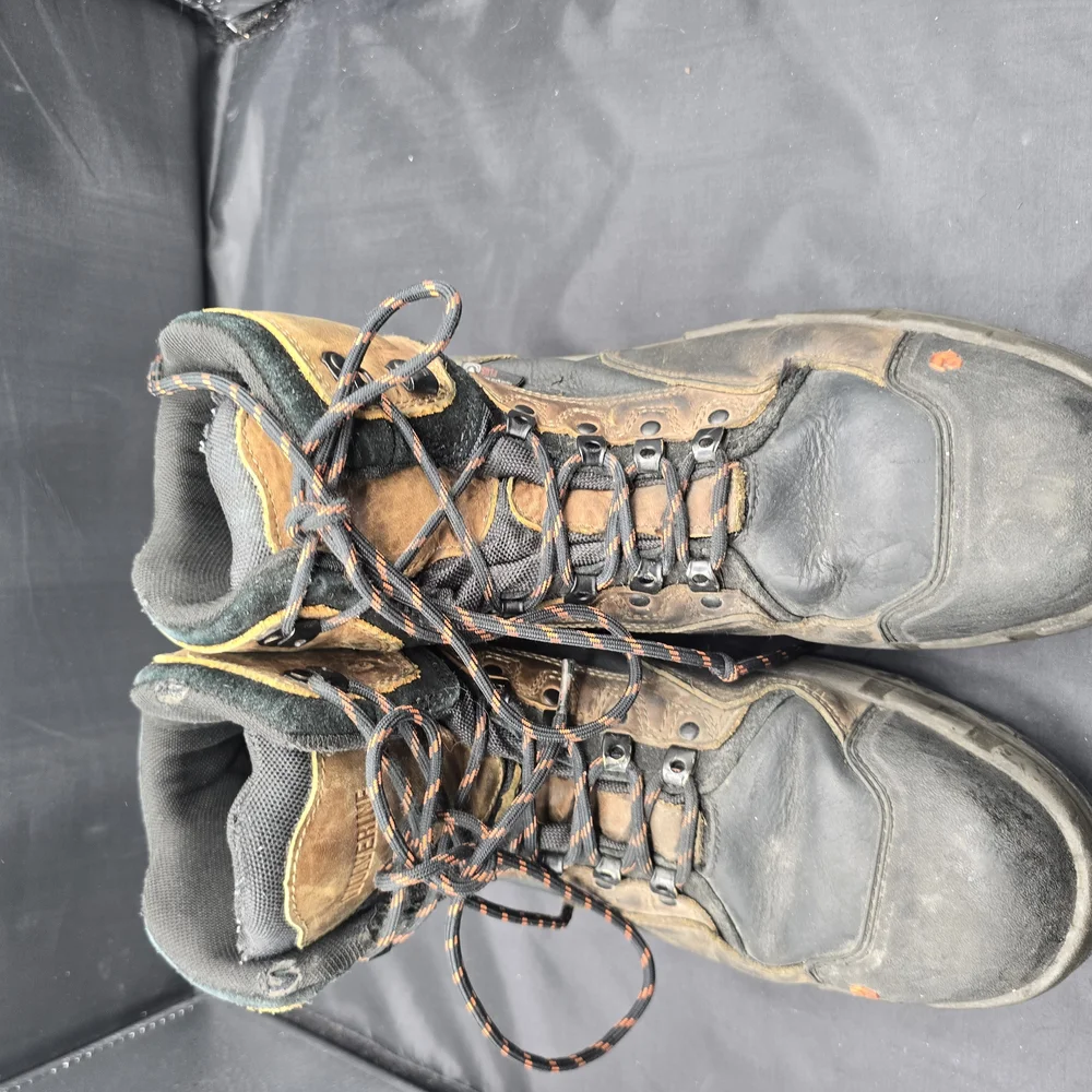 Wolverine Brown and Black‎ Boots with Deep Treads